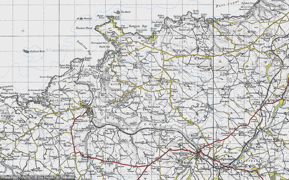 Old Map of Tredrizzick, 1946 in 1946