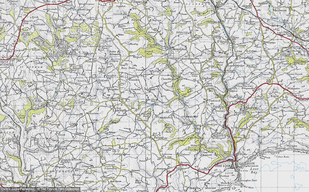 Old Map of Trefanny Hill, 1946 in 1946