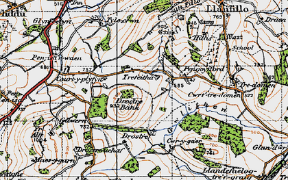 Old map of Trefeitha in 1947