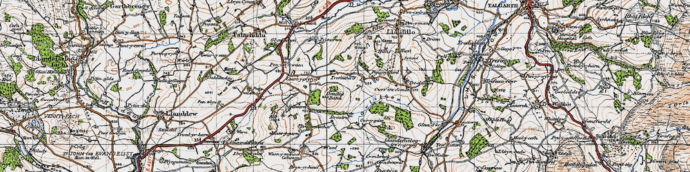 Old map of Trefeitha in 1947