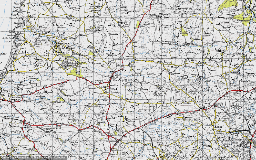 Old Map of Tregatillian, 1946 in 1946