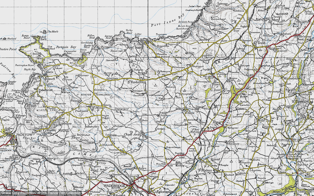 Old Map of Tregellist, 1946 in 1946