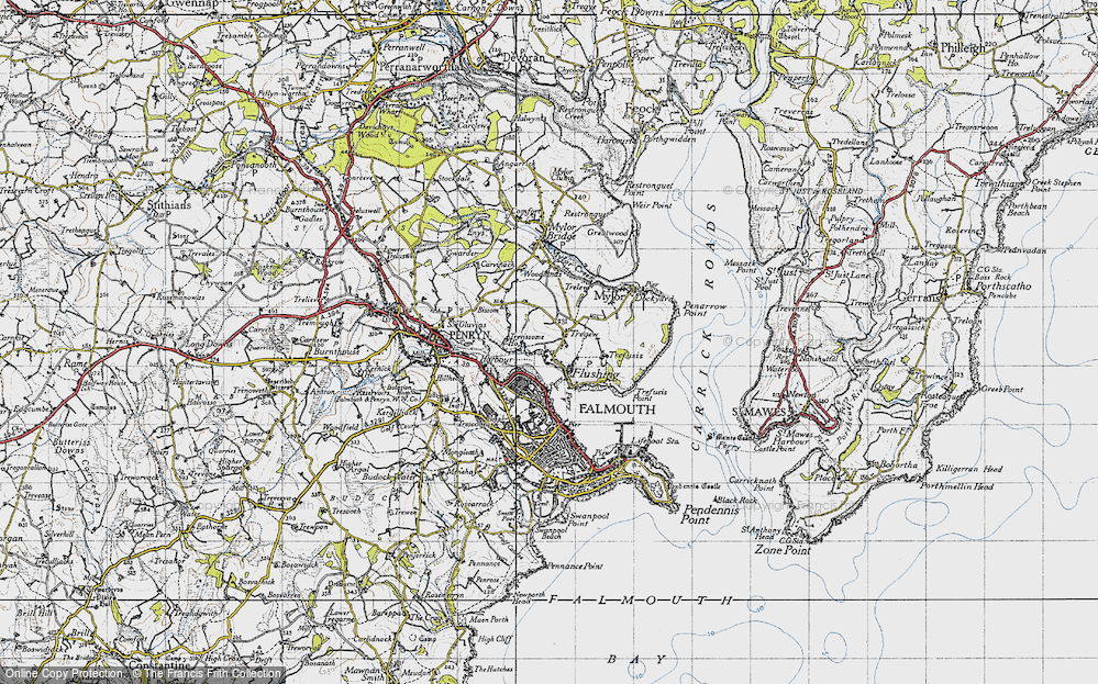 Old Map of Tregew, 1946 in 1946