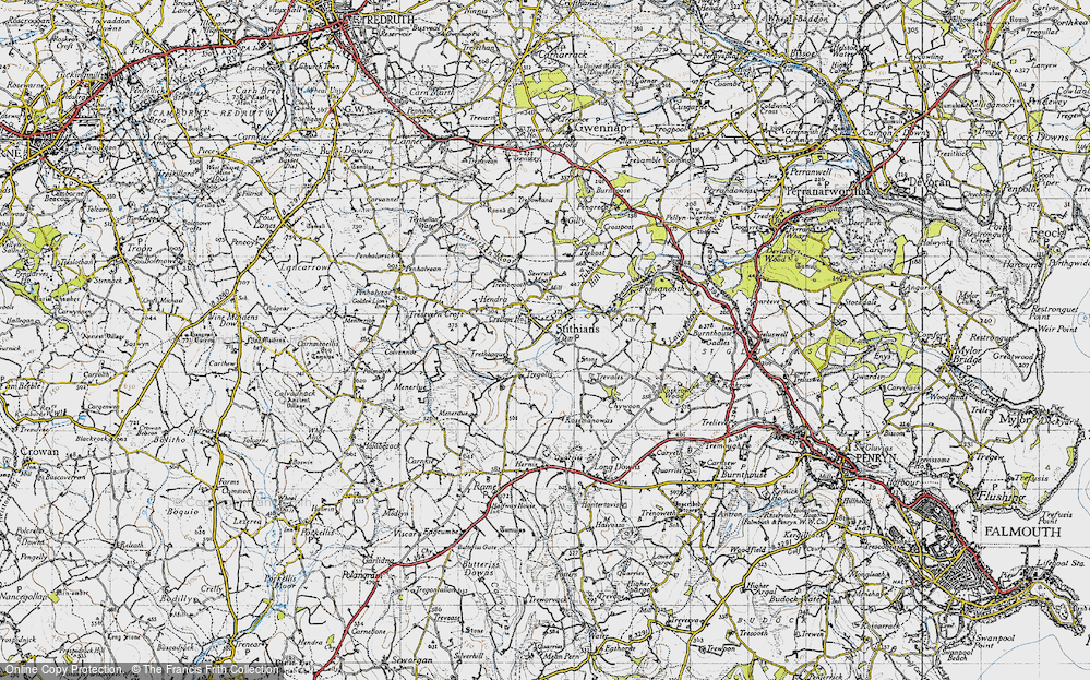 Old Map of Tregolls, 1946 in 1946