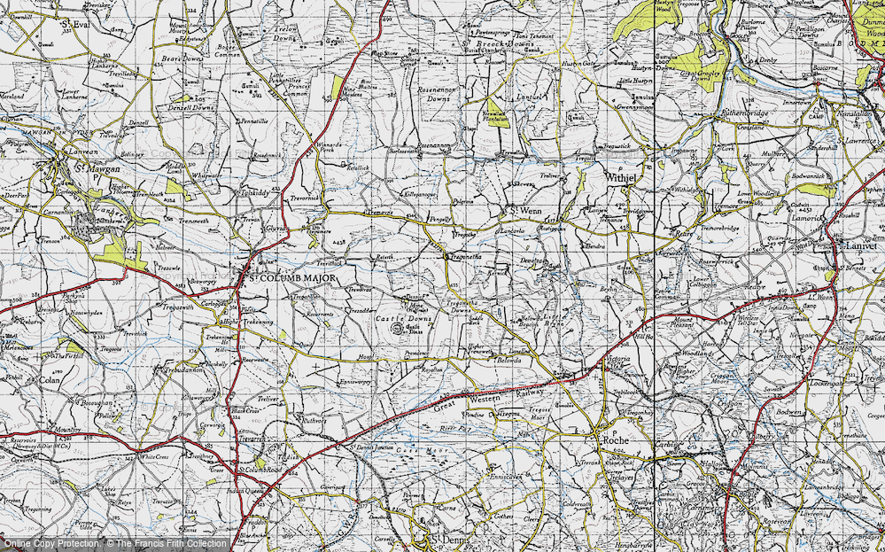 Old Map of Tregonetha, 1946 in 1946
