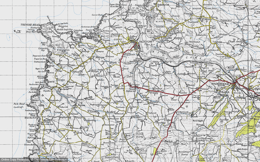 Old Map of Tregonna, 1946 in 1946