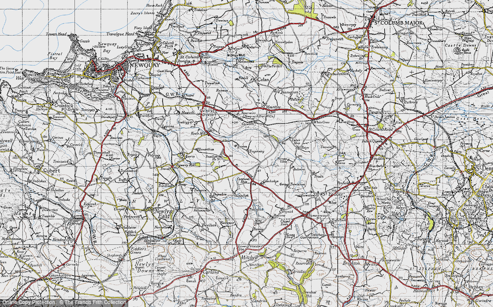 Old Map of Tregonning, 1946 in 1946