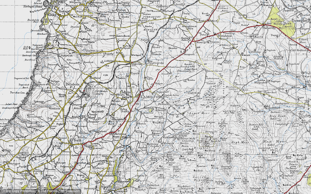 Old Map of Tregoodwell, 1946 in 1946