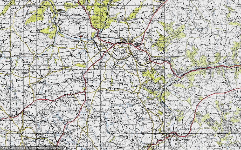 Old Map of Historic Map covering Kirland in 1946