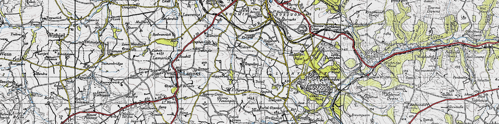 Old map of Kirland in 1946