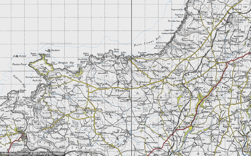 Old Map of Trelights, 1946 in 1946
