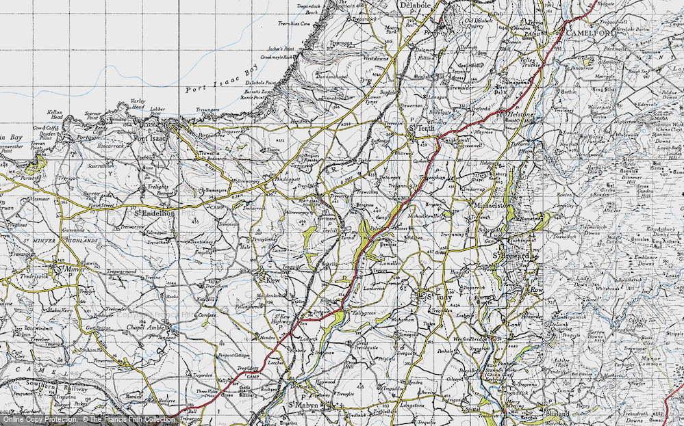 Old Map of Trelill, 1946 in 1946
