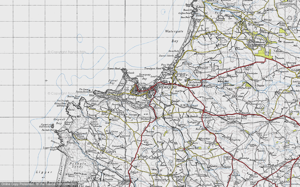 Old Map of Trenance, 1946 in 1946