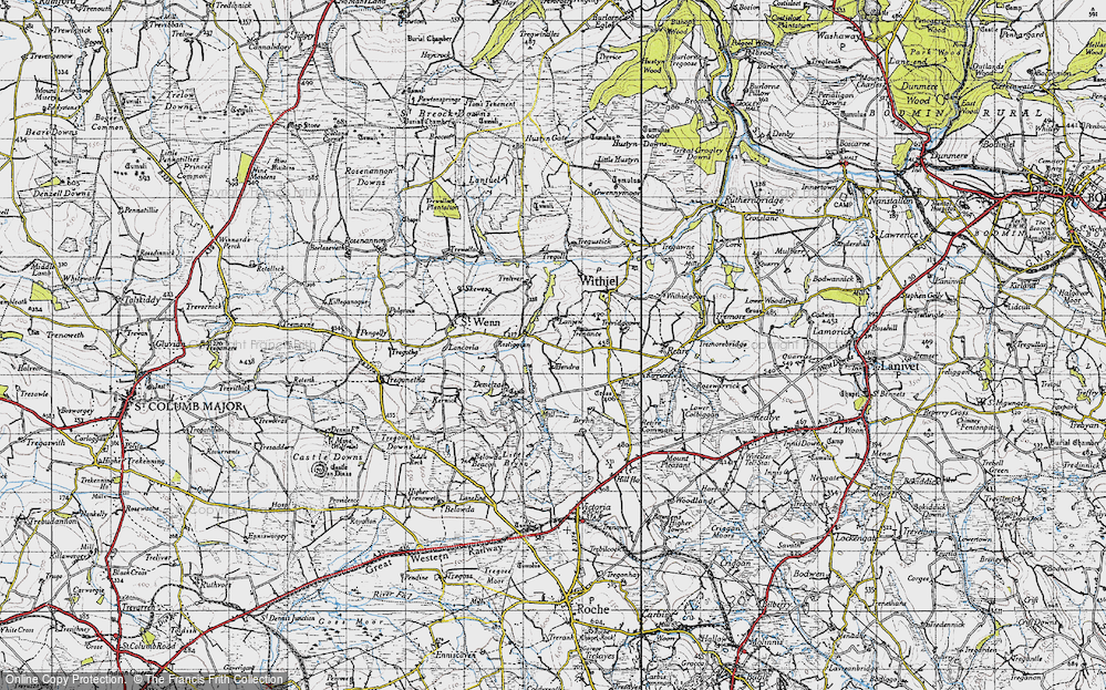 Old Map of Trenance, 1946 in 1946