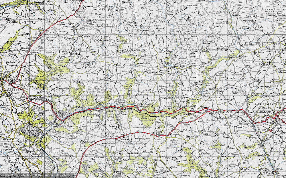 Old Map of Trenay, 1946 in 1946