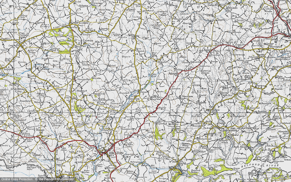 Old Map of Trenear, 1946 in 1946
