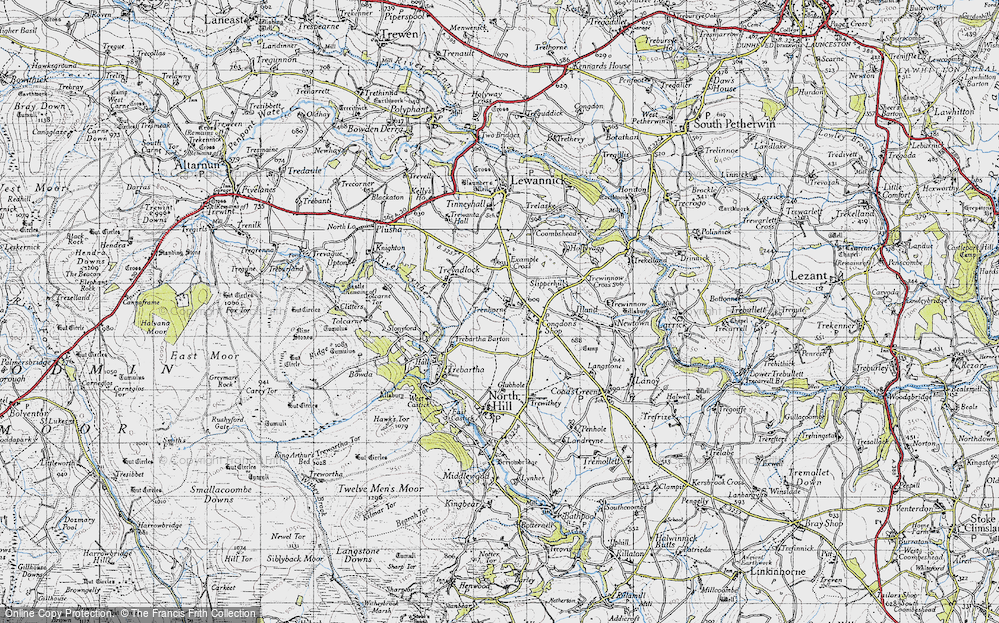 Old Map of Trenhorne, 1946 in 1946