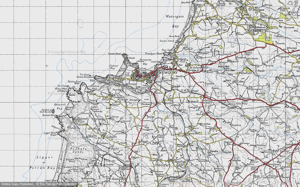 Old Map of Treninnick, 1946 in 1946