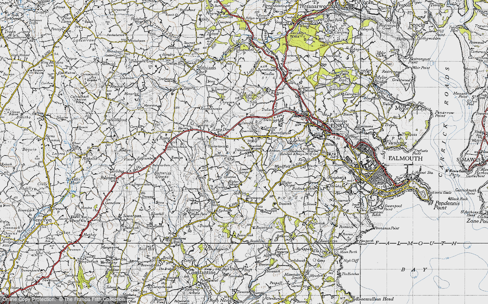 Old Map of Trenoweth, 1946 in 1946