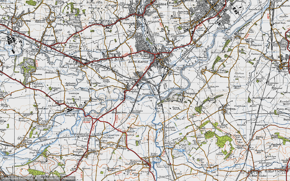 Old Map of Trentlock, 1946 in 1946