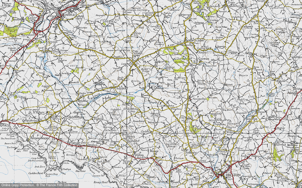 Old Map of Trenwheal, 1946 in 1946
