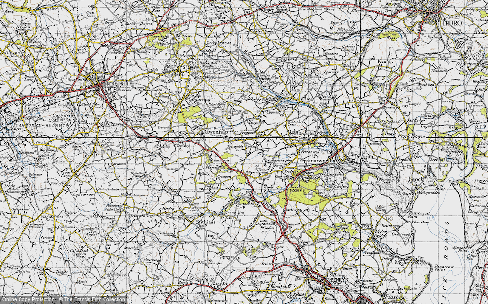 Old Map of Tresamble, 1946 in 1946
