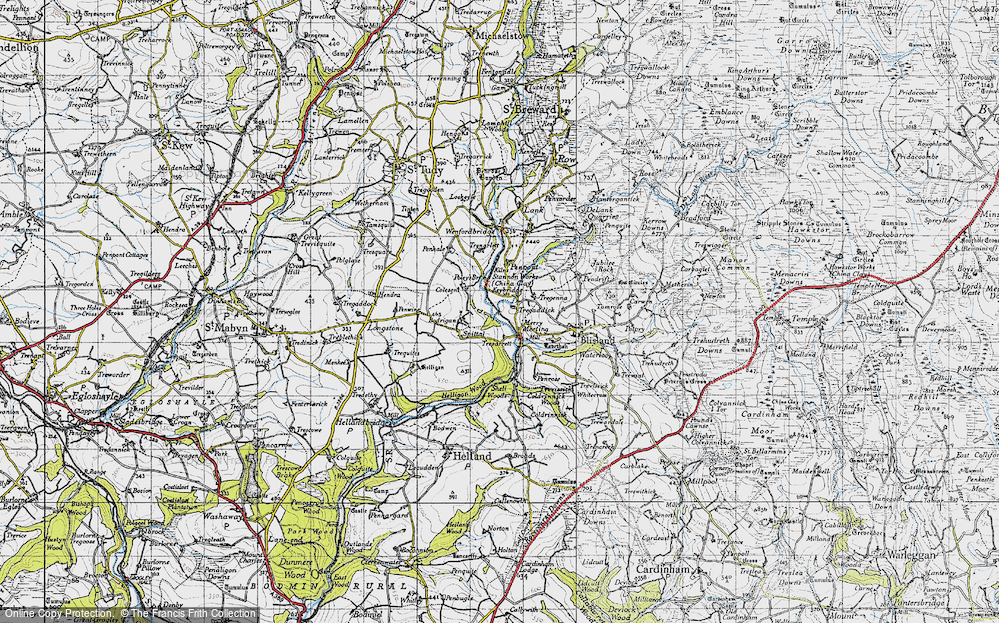 Old Map of Tresarrett, 1946 in 1946