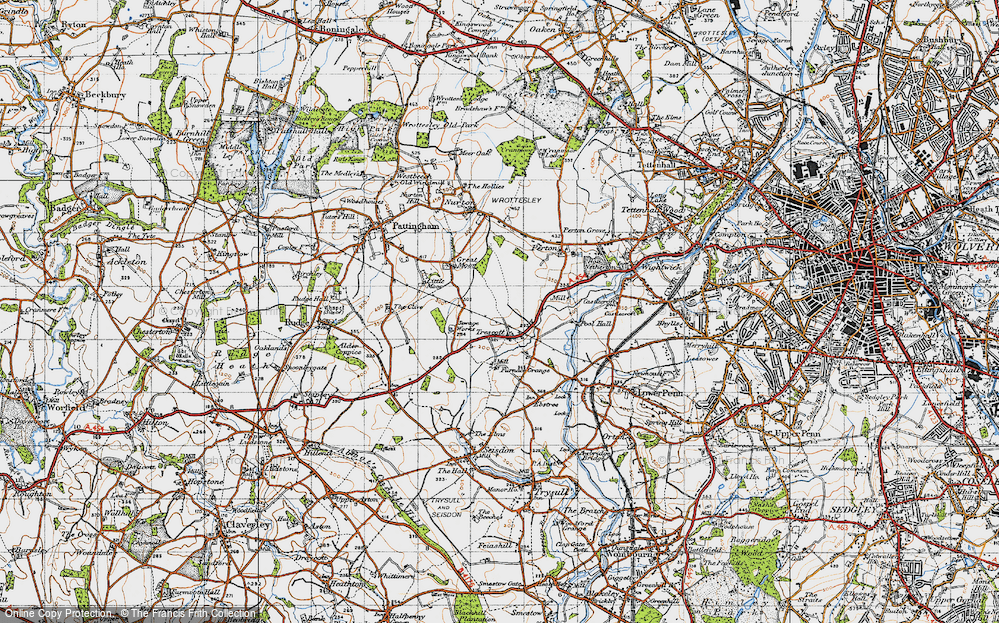 Old Map of Trescott, 1946 in 1946