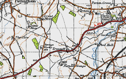 Old map of Trescott in 1946