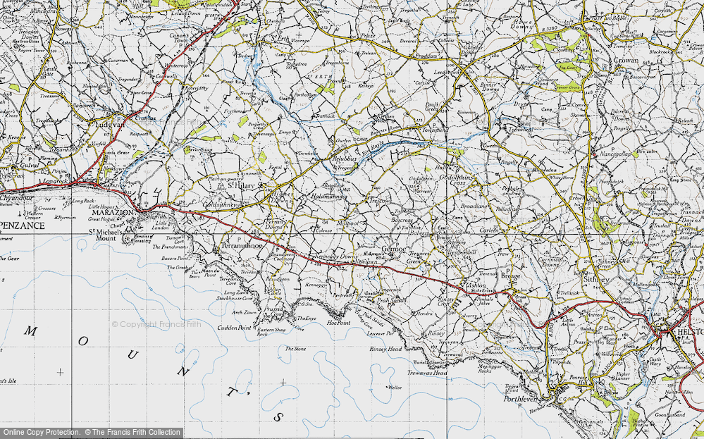Old Map of Trescowe, 1946 in 1946