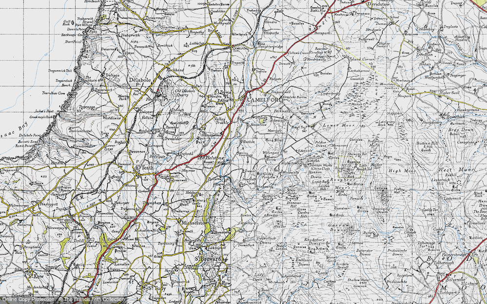 Old Map of Tresinney, 1946 in 1946