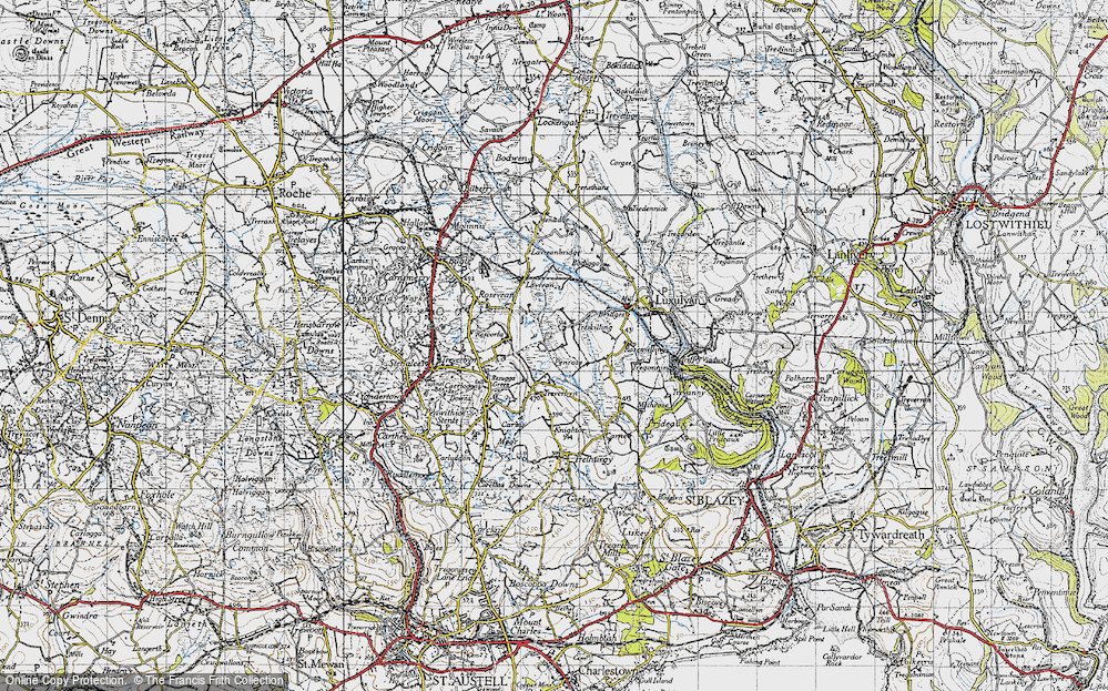 Old Map of Treskilling, 1946 in 1946