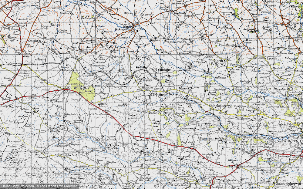 Old Map of Tresmeer, 1946 in 1946