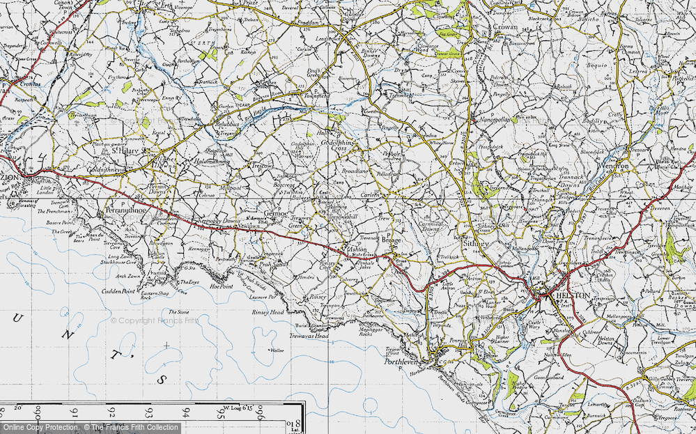Old Map of Tresoweshill, 1946 in 1946