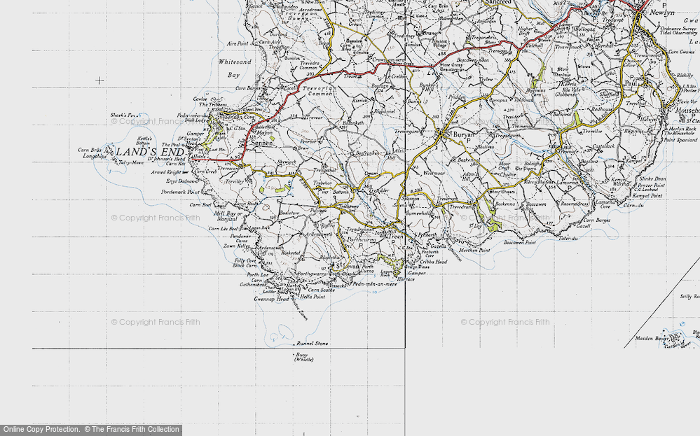 Old Map of Trethewey, 1946 in 1946