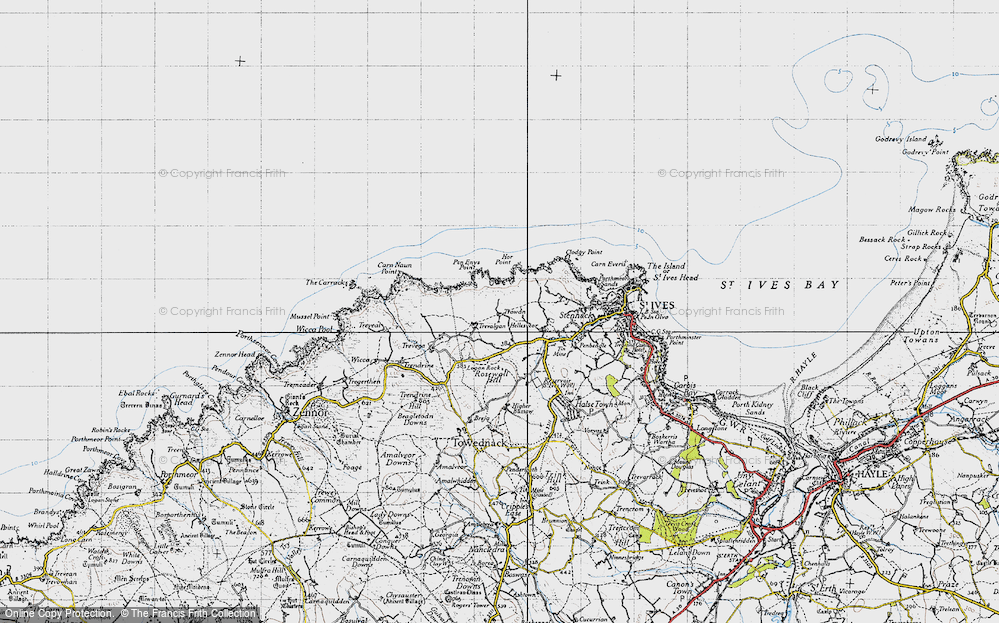 Old Map of Trevalgan, 1946 in 1946