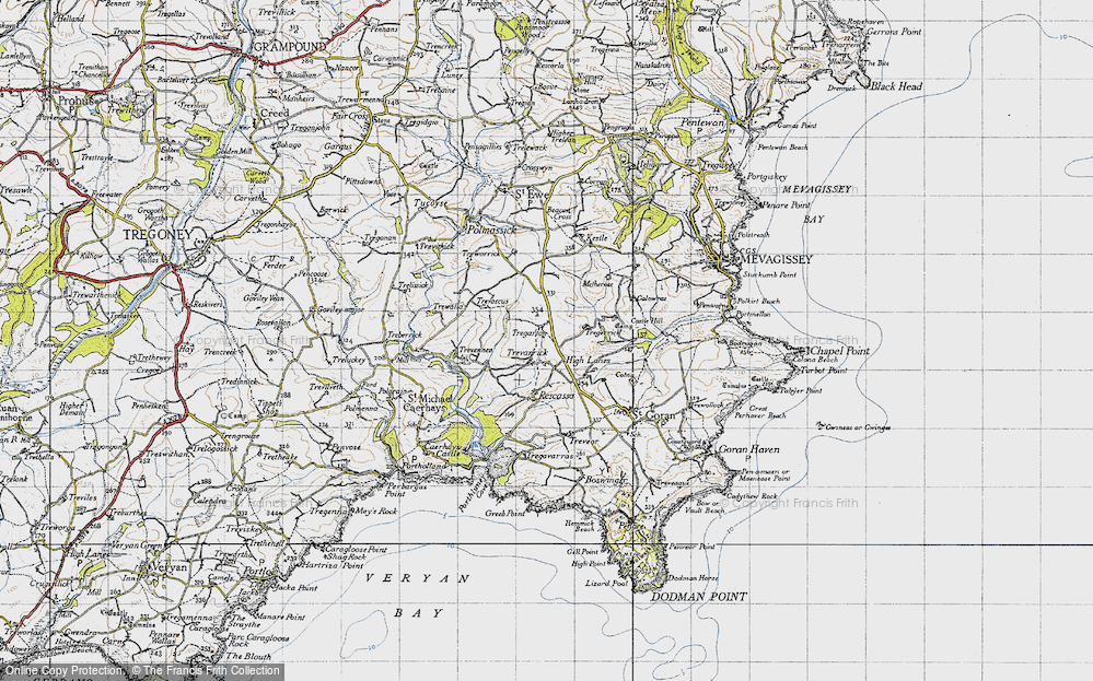 Old Map of Trevarrick, 1946 in 1946