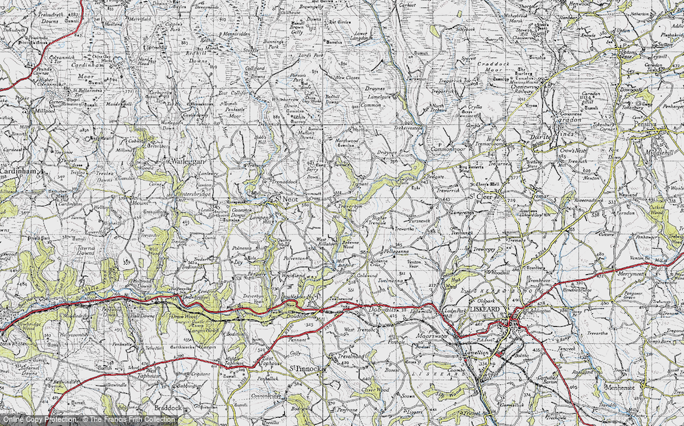 Old Map of Treverbyn, 1946 in 1946