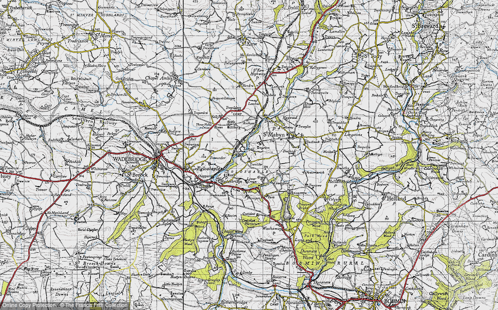 Old Map of Trevilder, 1946 in 1946