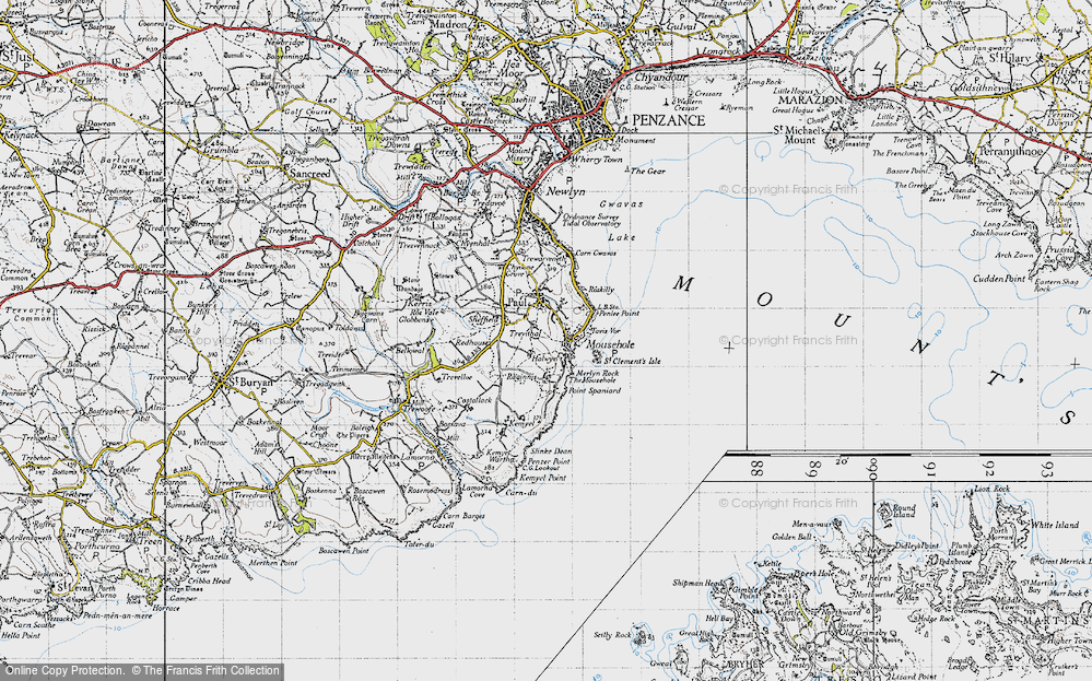 Old Map of Trevithal, 1946 in 1946