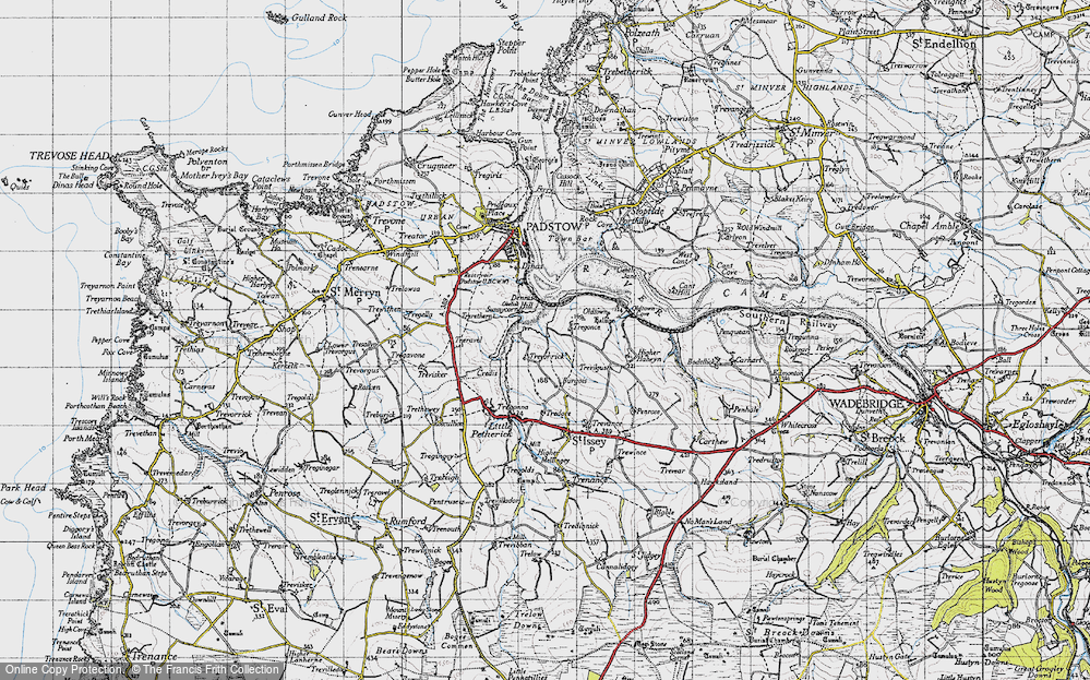 Old Map of Trevorrick, 1946 in 1946