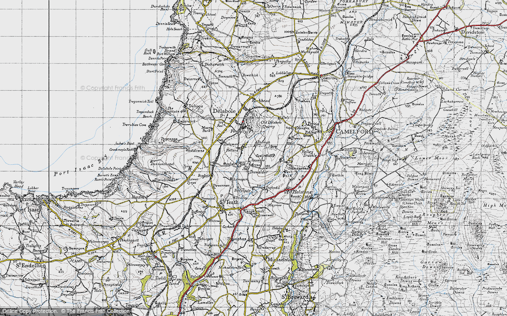 Old Map of Trewalder, 1946 in 1946