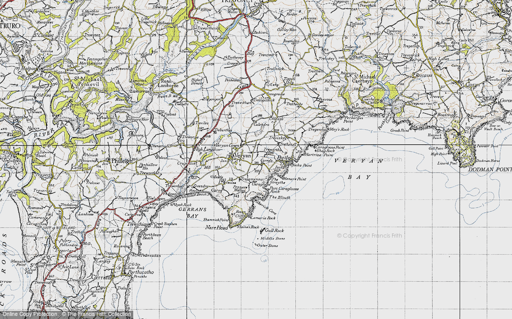Old Map of Trewartha, 1946 in 1946