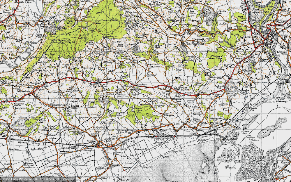Old Map of Trewen, 1946 in 1946