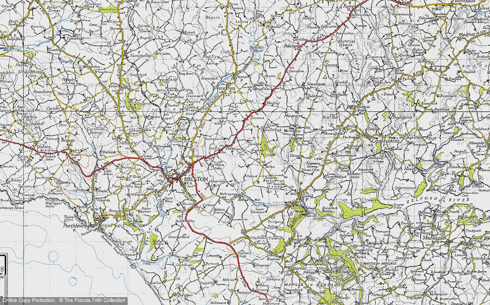 Old Map of Trewennack, 1946 in 1946