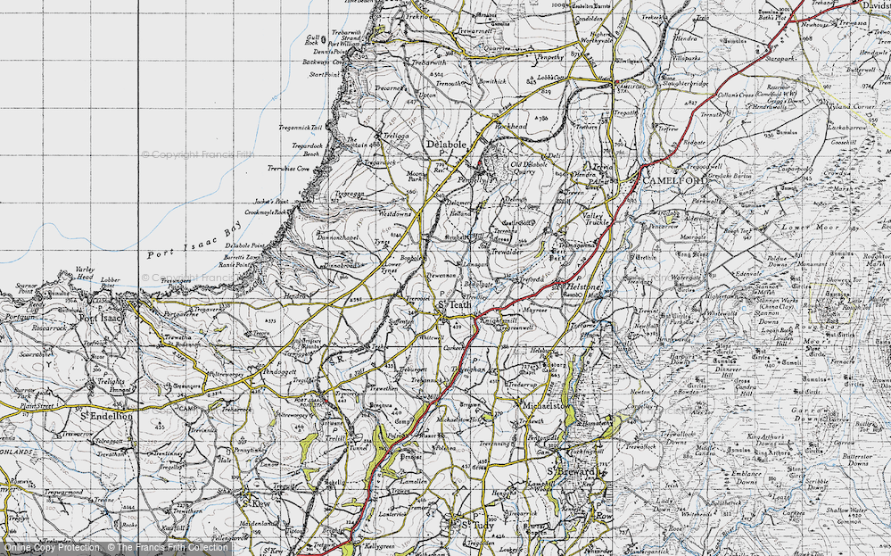 Old Map of Trewennan, 1946 in 1946
