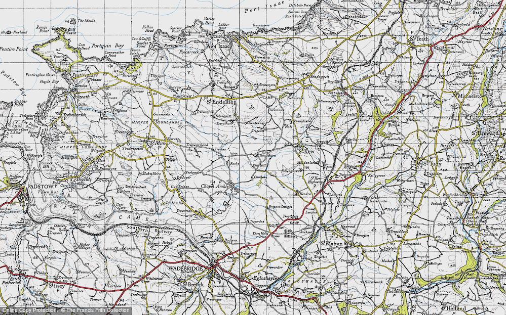 Old Map of Trewethern, 1946 in 1946