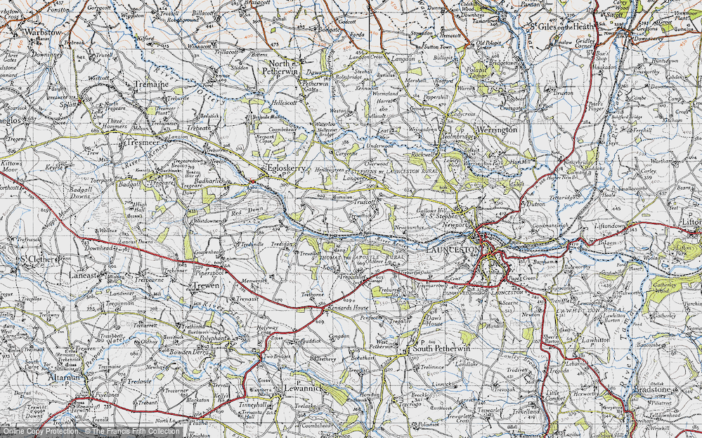 Old Map of Trewithick, 1946 in 1946