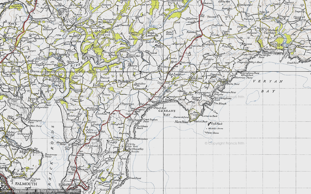 Old Map of Treworlas, 1946 in 1946