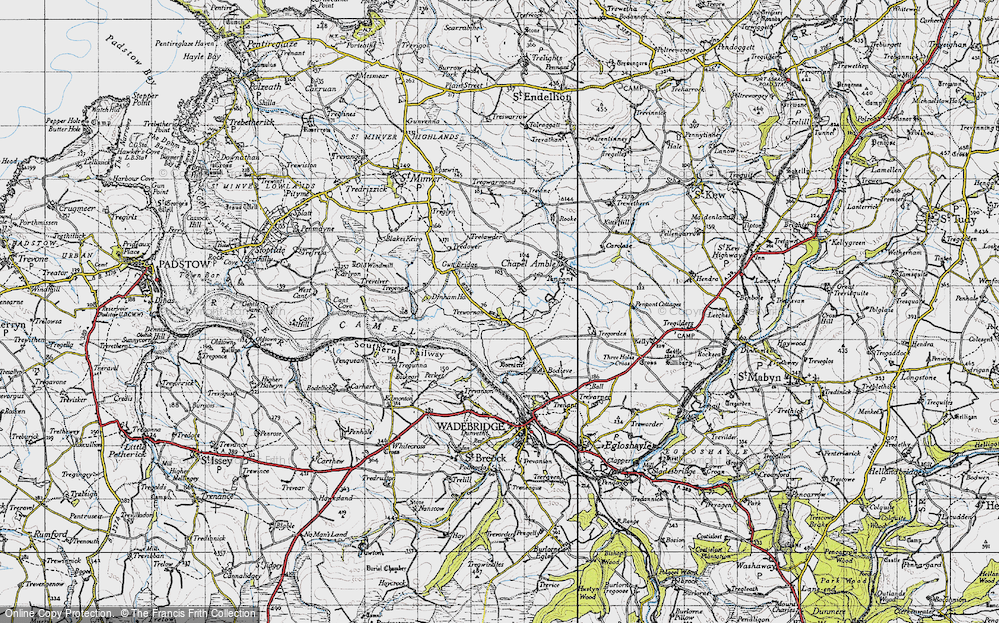 Old Map of Trewornan, 1946 in 1946